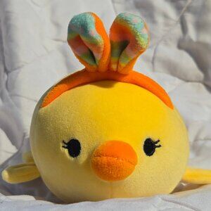 Linzy Toys Smoochy Pals Baby Duck Bunny Ears Spring Easter Ultra Soft Squishy